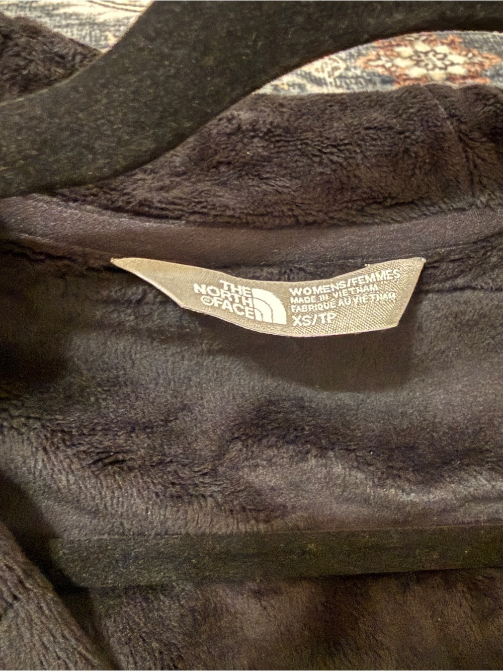 🦋The North Face| Like-New Women’s Black Fleece-Lined Quilted Jacket XS With Hood - Picture 4 of 10